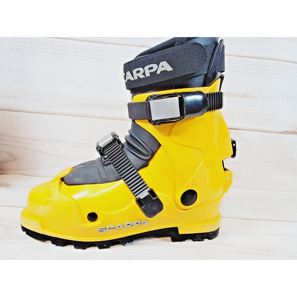 SCARPA SKI Boots Yellow Men's 6/7 SX Alpine Telemark - Picture 11 of 16